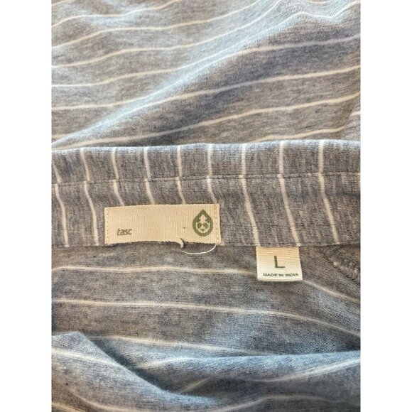 Tasc Performance Mens Striped Polo Shirt Size Large Organic - Picture 7 of 7